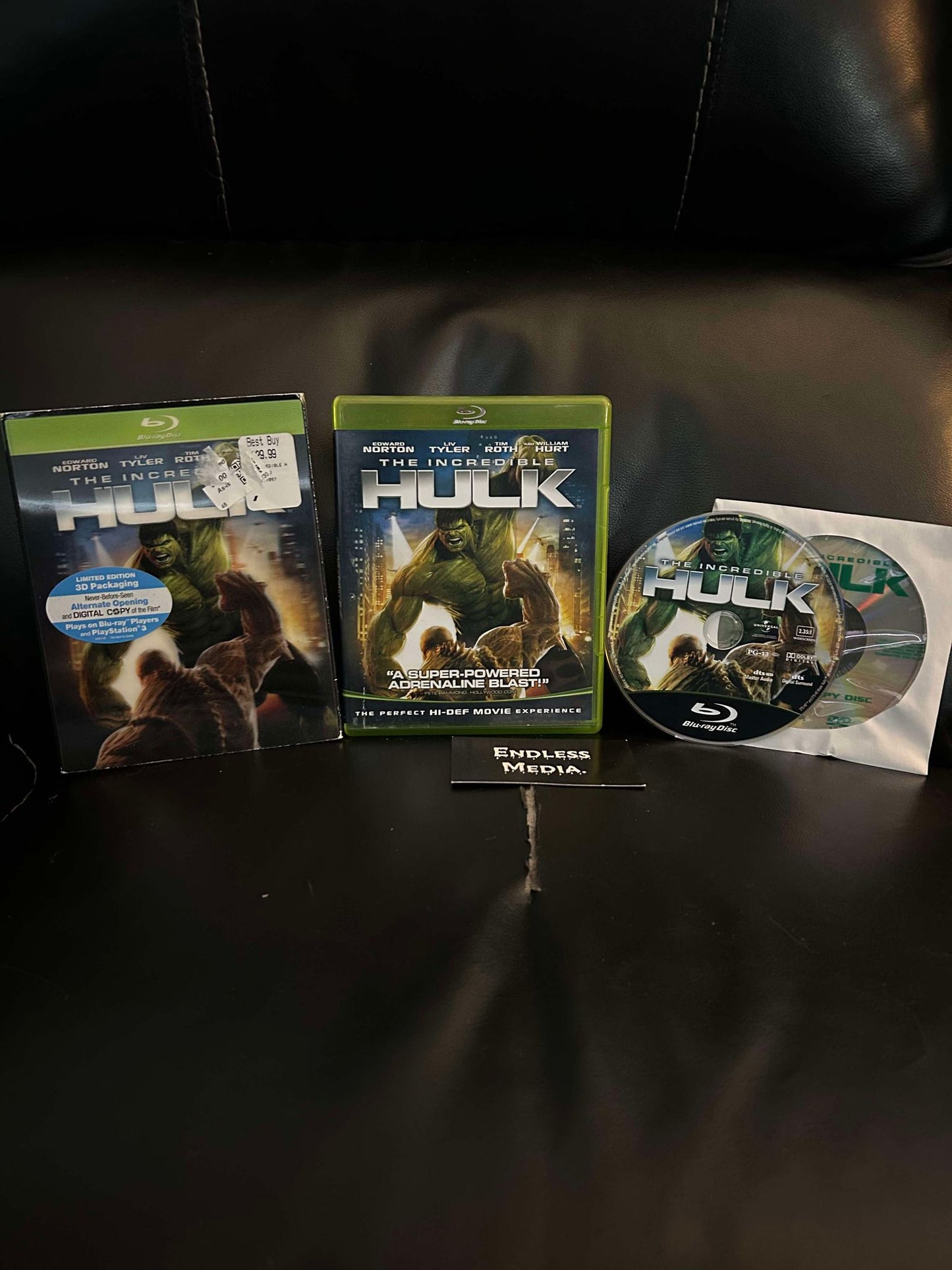 The Incredible Hulk Blu-ray (Very Good)