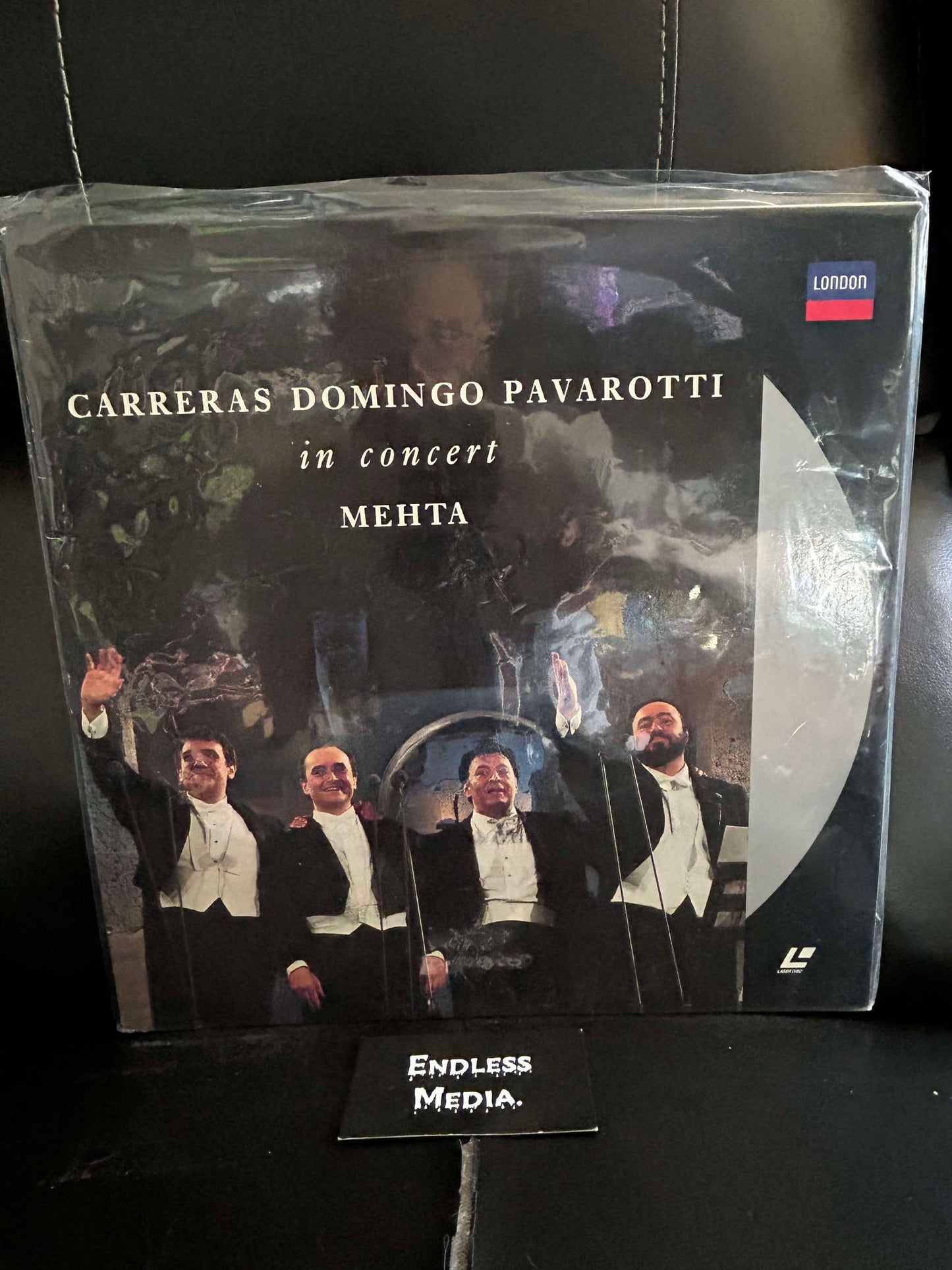 José Carreras, Placido Domingo, Luciano Pavarotti, Zubin Mehta - In Concert (Laserdisc) (VG)