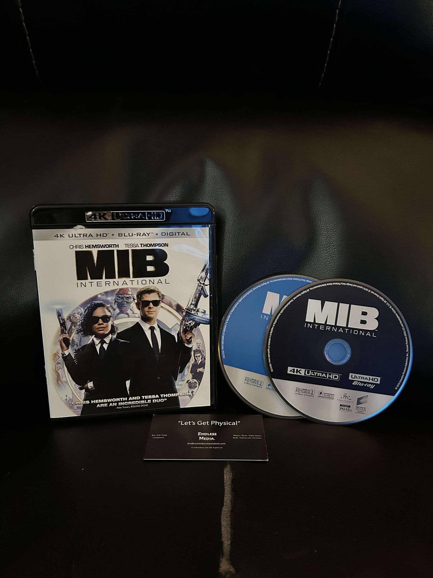 Men in Black: International [4K Ultra HD Blu-ray] (Very Good)