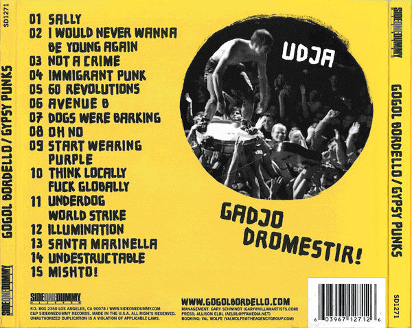 Gogol Bordello : Gypsy Punks (Underdog World Strike) (CD, Album, Dig)