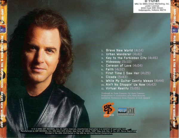 Russ Freeman (2) & The Rippingtons : Brave New World (CD, Album, Club)