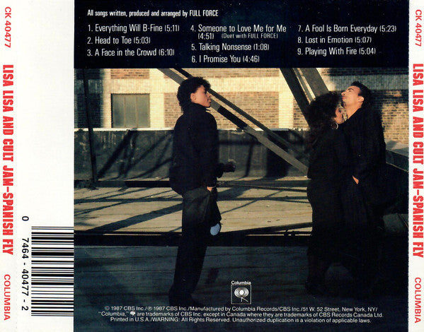 Lisa Lisa & Cult Jam : Spanish Fly (CD, Album)