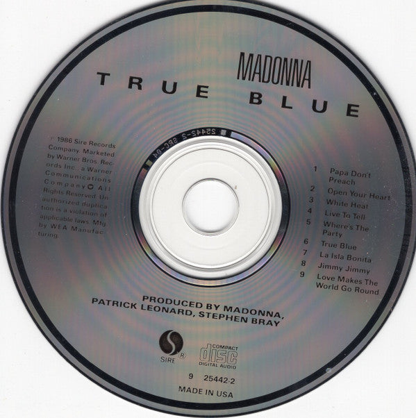 Madonna : True Blue (CD, Album, Spe)