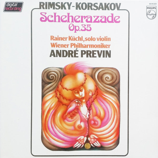 Nikolai Rimsky-Korsakov - Rainer Küchl, Wiener Philharmoniker, André Previn - Scheherazade Op. 35 (LP) (VG+) - Endless Media