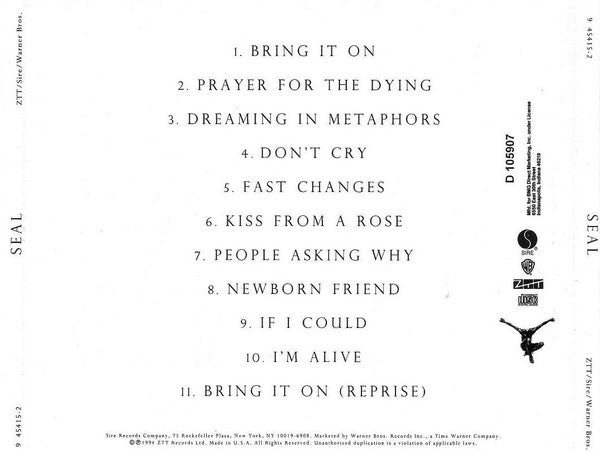 Seal : Seal (CD, Album, Club)