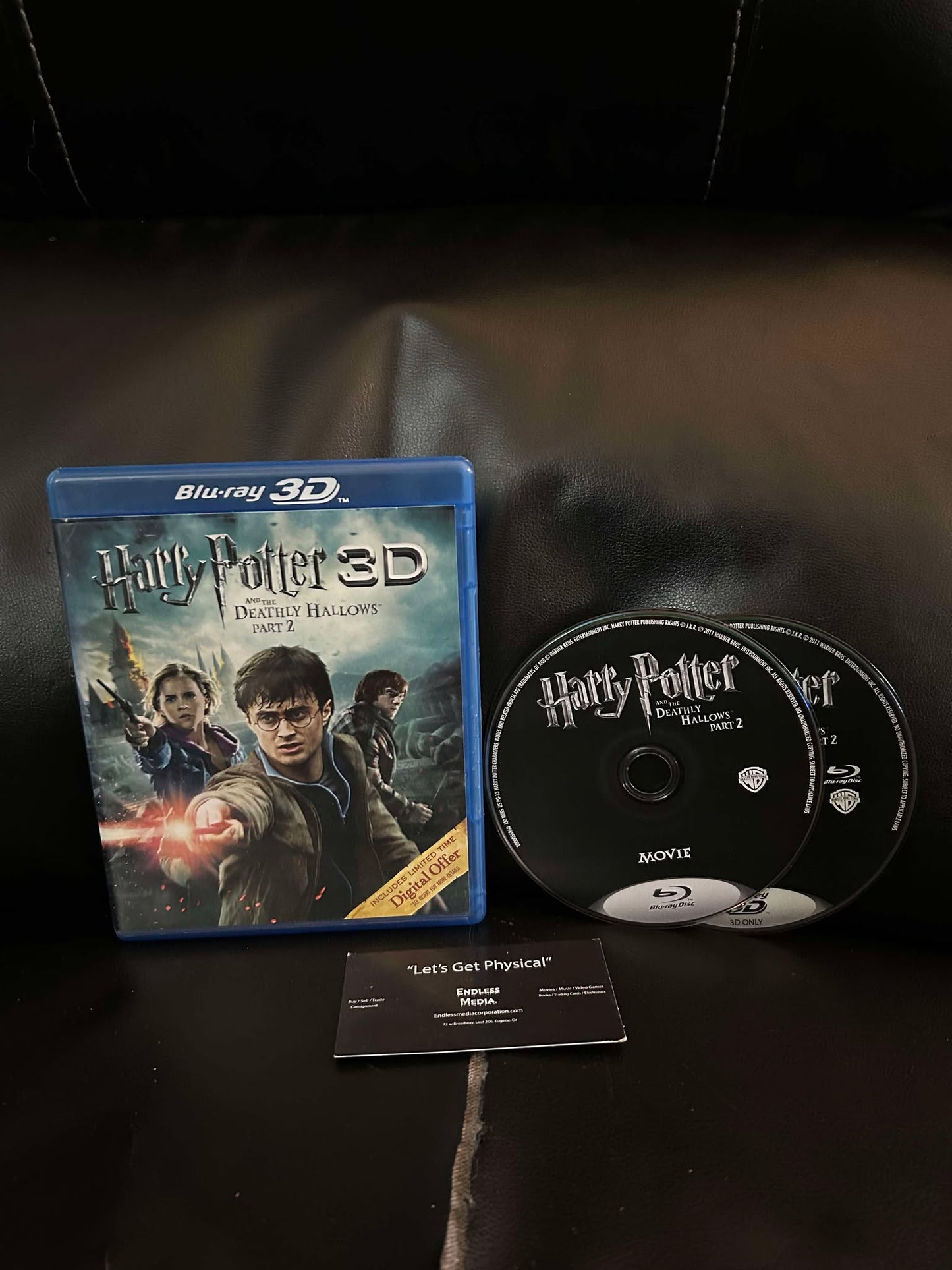 Harry Potter and The Deathly Hallows Part 2 [3D] [Promotional] [Digital Offer] [Blu-ray] (Very Good)