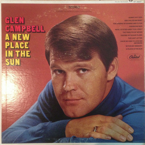 Glen Campbell - A New Place In The Sun (LP) (G+) - Endless Media