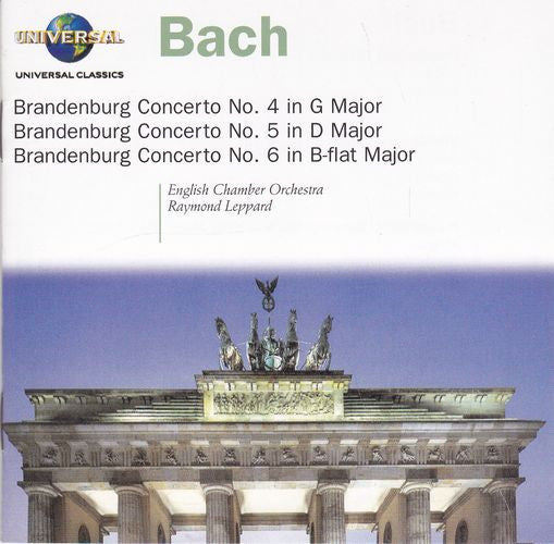 Johann Sebastian Bach, English Chamber Orchestra : Brandenburg Concertos Nos. 4, 5 & 6 (CD)