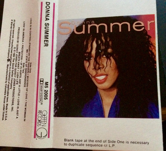Donna Summer : Donna Summer (Cass, Album)