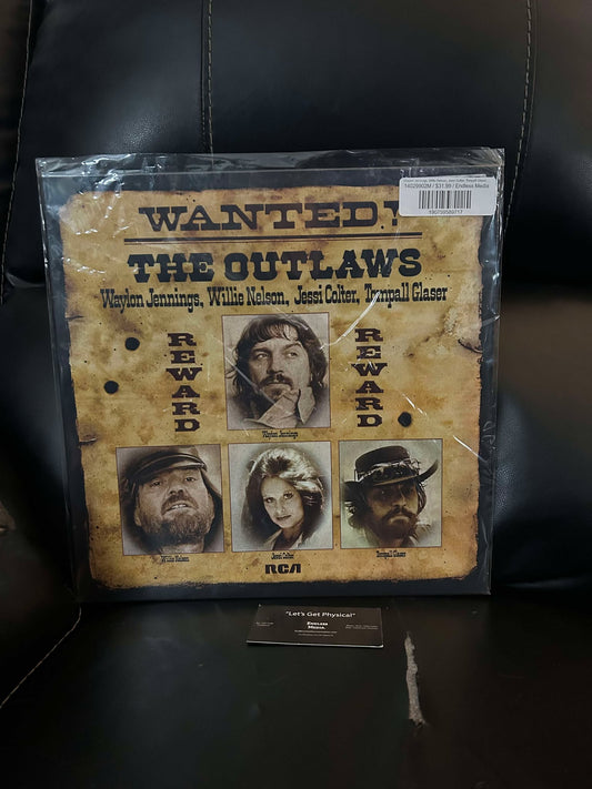 Waylon Jennings, Willie Nelson, Jessi Colter, Tompall Glaser - Wanted! The Outlaws (LP) (M)