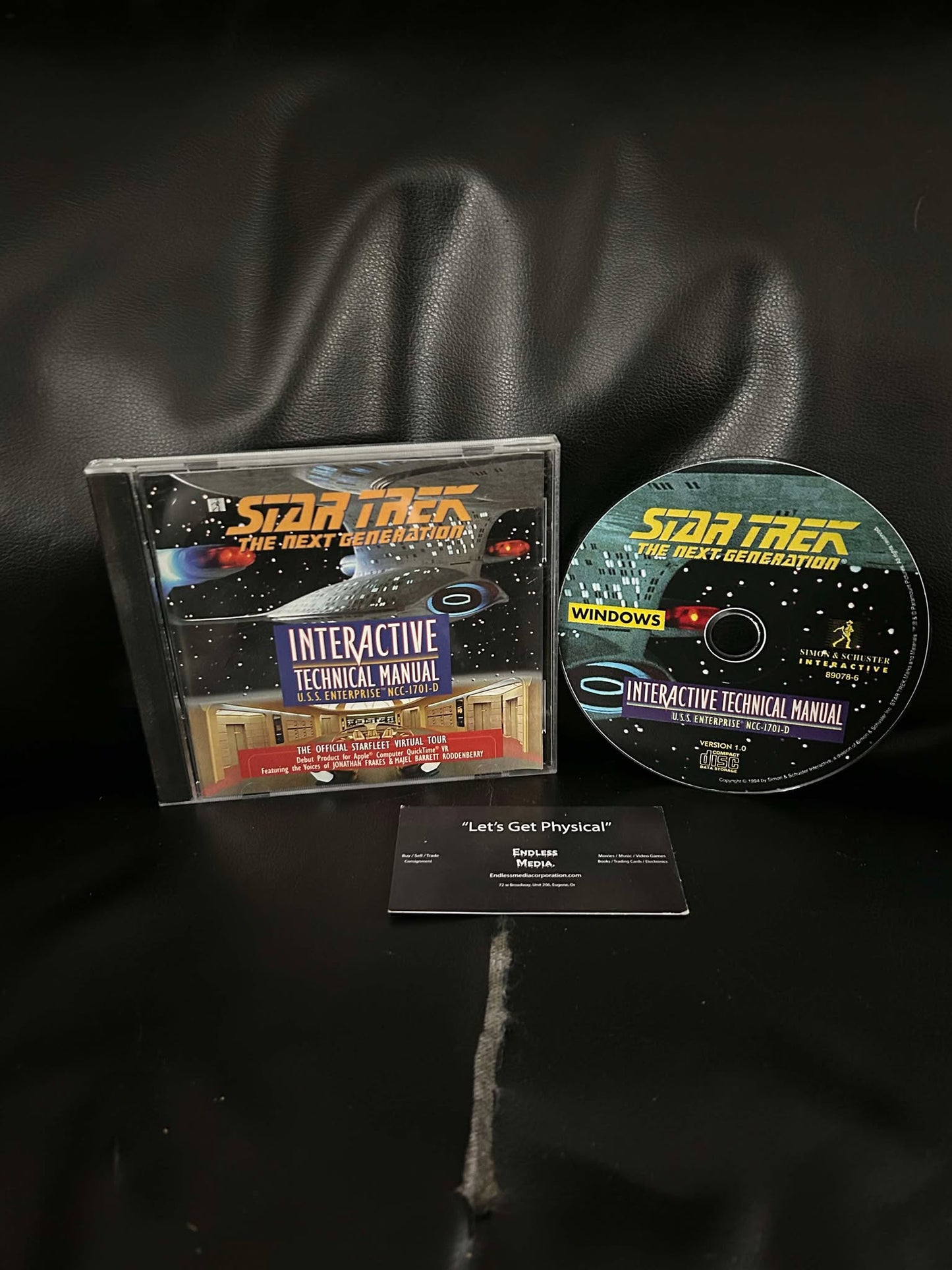 Star Trek The Next Generation Interactive Technical Manual PC PC Games Item and Manual Video Game