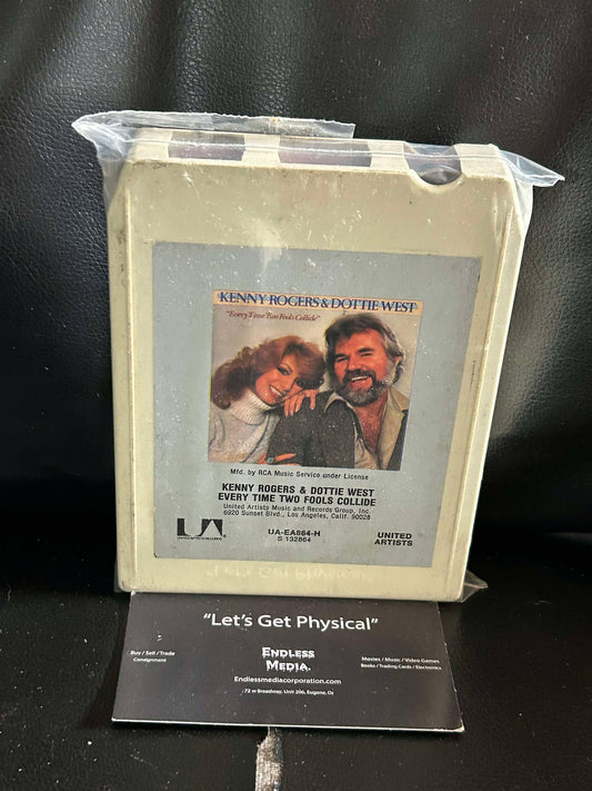 Kenny Rogers & Dottie West - Every Time Two Fools Collide (8-Track Cartridge) (G)