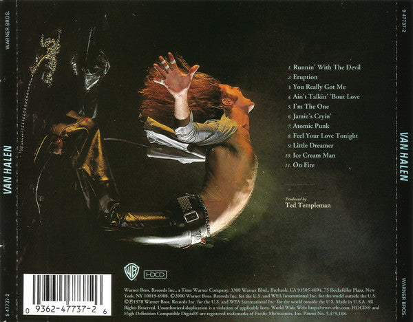 Van Halen : Van Halen (HDCD, Album, RE, RM)
