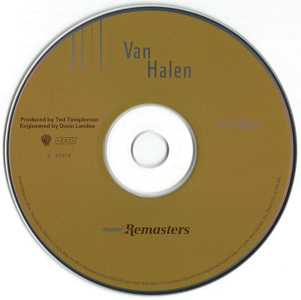 Van Halen : Van Halen (HDCD, Album, RE, RM)