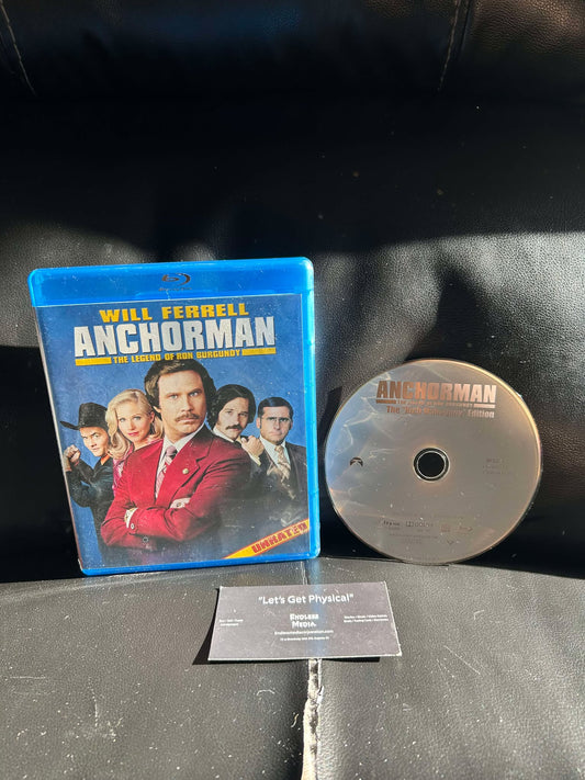 Anchorman: The Legend of Ron Burgundy [Unrated, Uncut & Uncalled For! ] [Blu-ray] (Very Good)