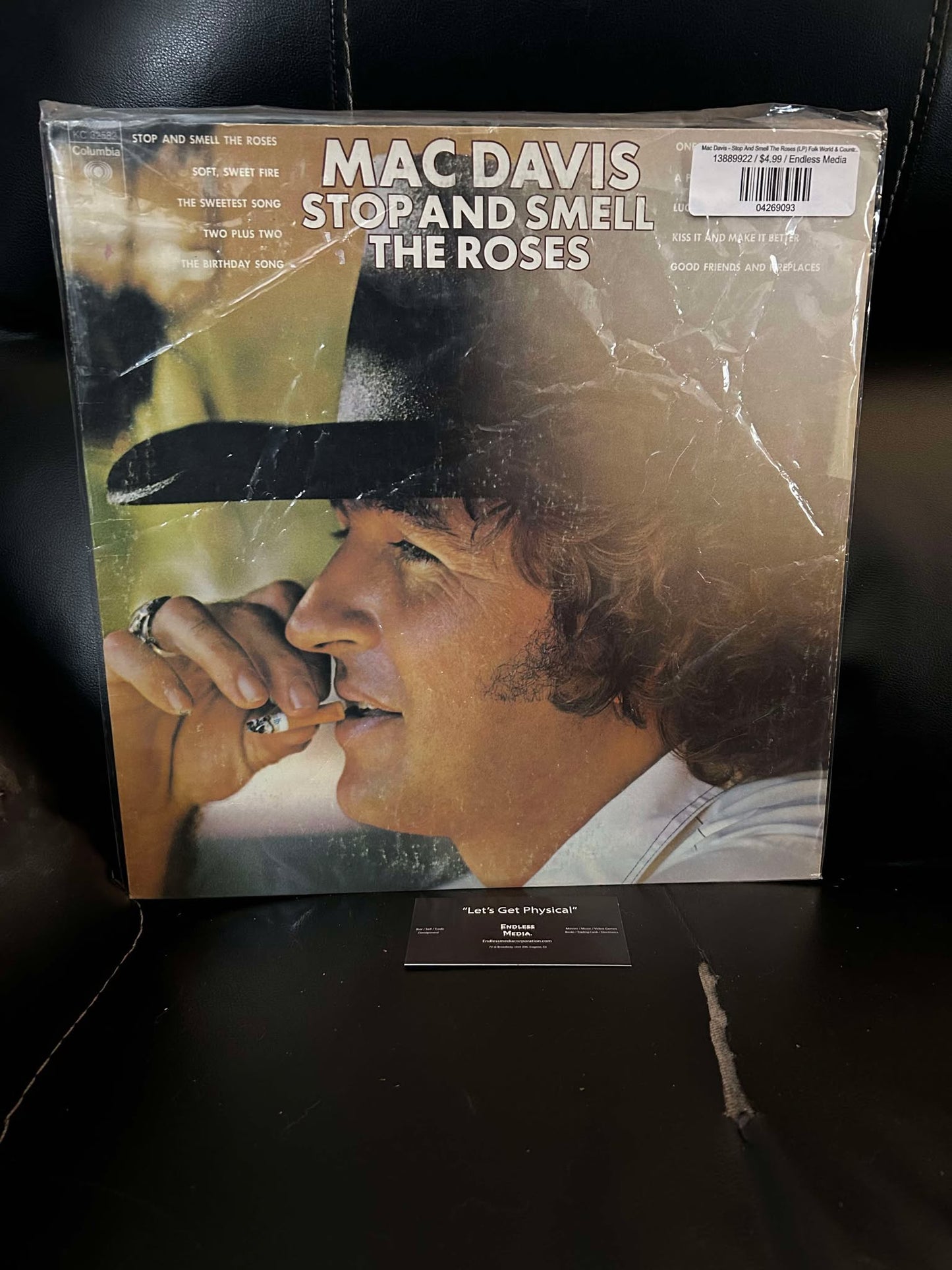 Mac Davis - Stop And Smell The Roses (LP) (VG)