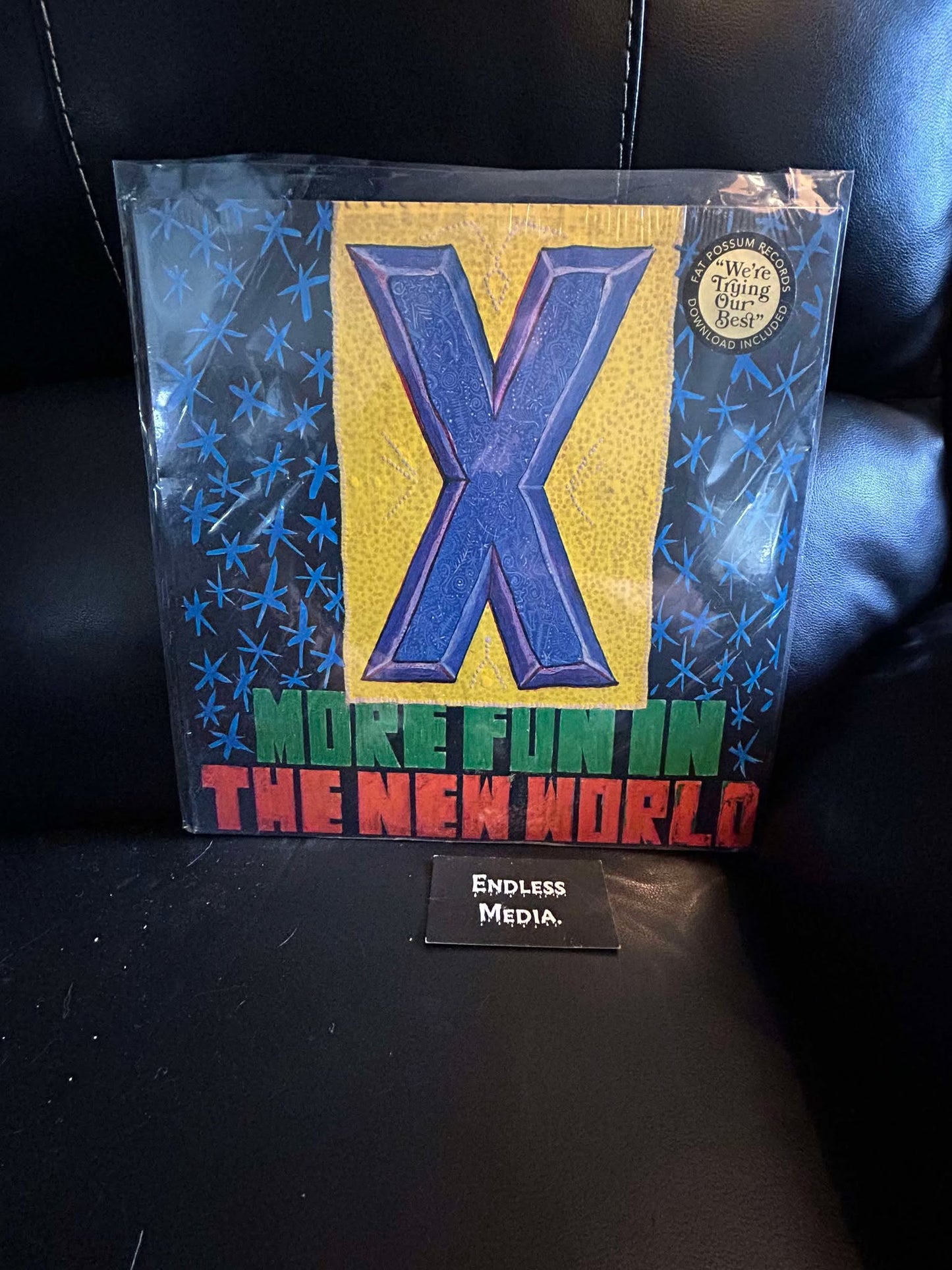 X  - More Fun In The New World (LP) (M)