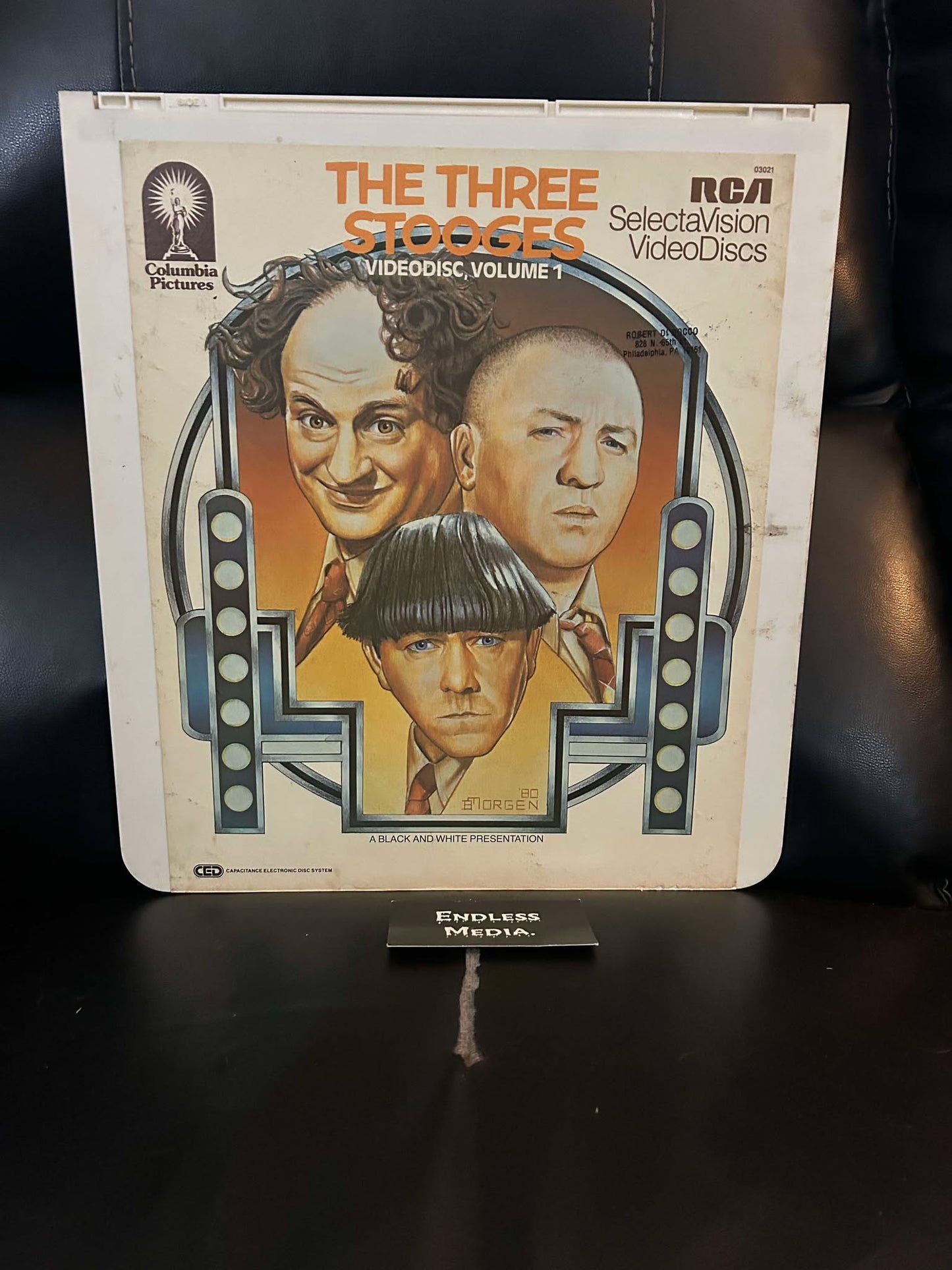 Three Stooges VideoDisc: vol.1, The RCA [Selectavision CED] (Very Good)