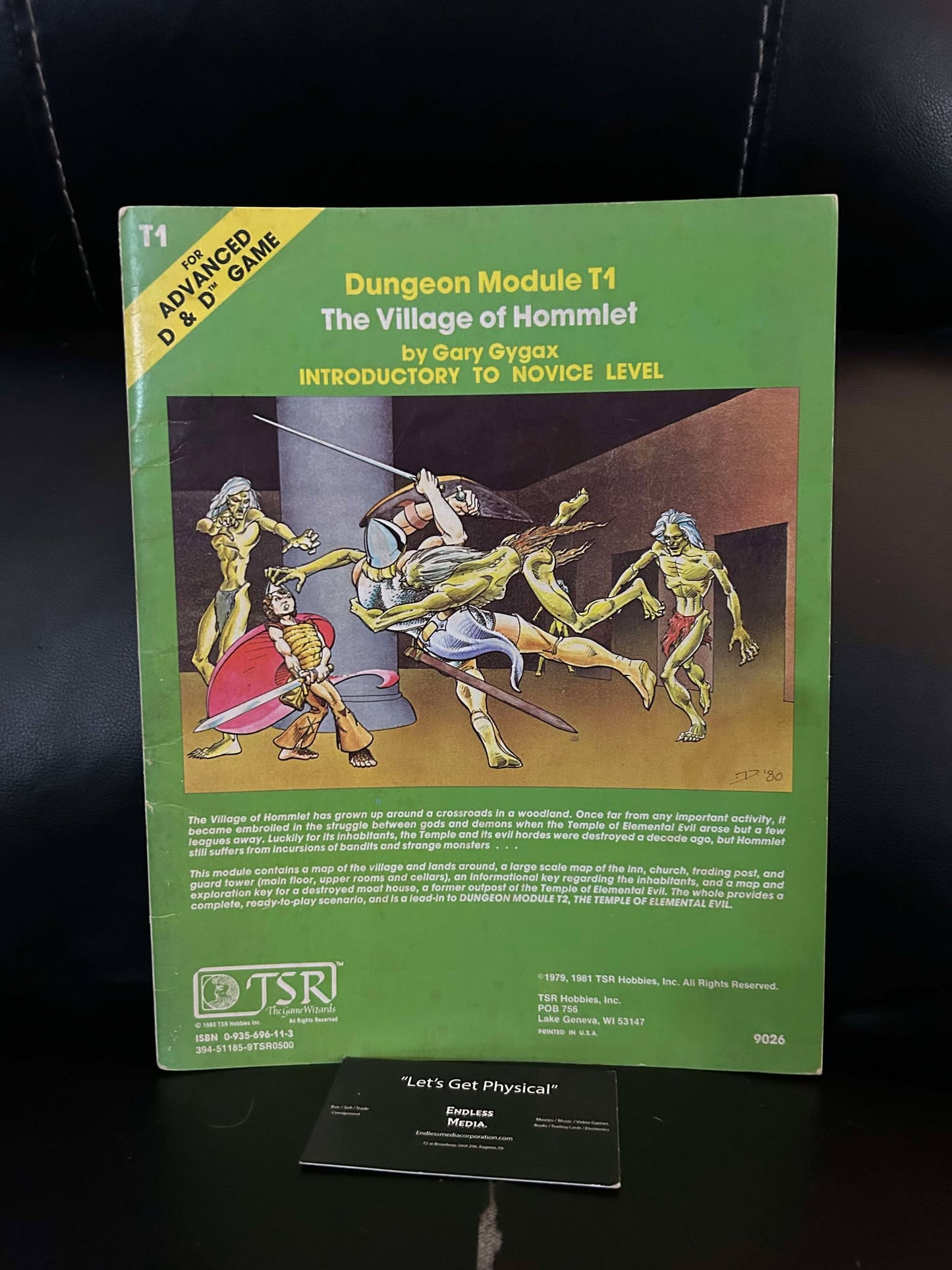 Advanced Dungeons & Dragons Dungeon Module T1 The Village of Hommlet Softcover Book