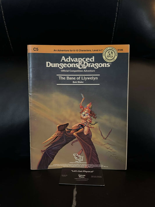 Advanced Dungeons & Dragons The Bane of Llywelyn Softcover Book