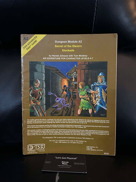 Advanced Dungeons & Dragons Secret of the Slavers Stockade: An Adventure for Character Levels 4-7 Softcover Book