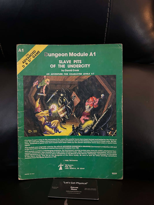 Advanced Dungeons & Dragons Module A1-Slave Pits of the Undercity Softcover Book