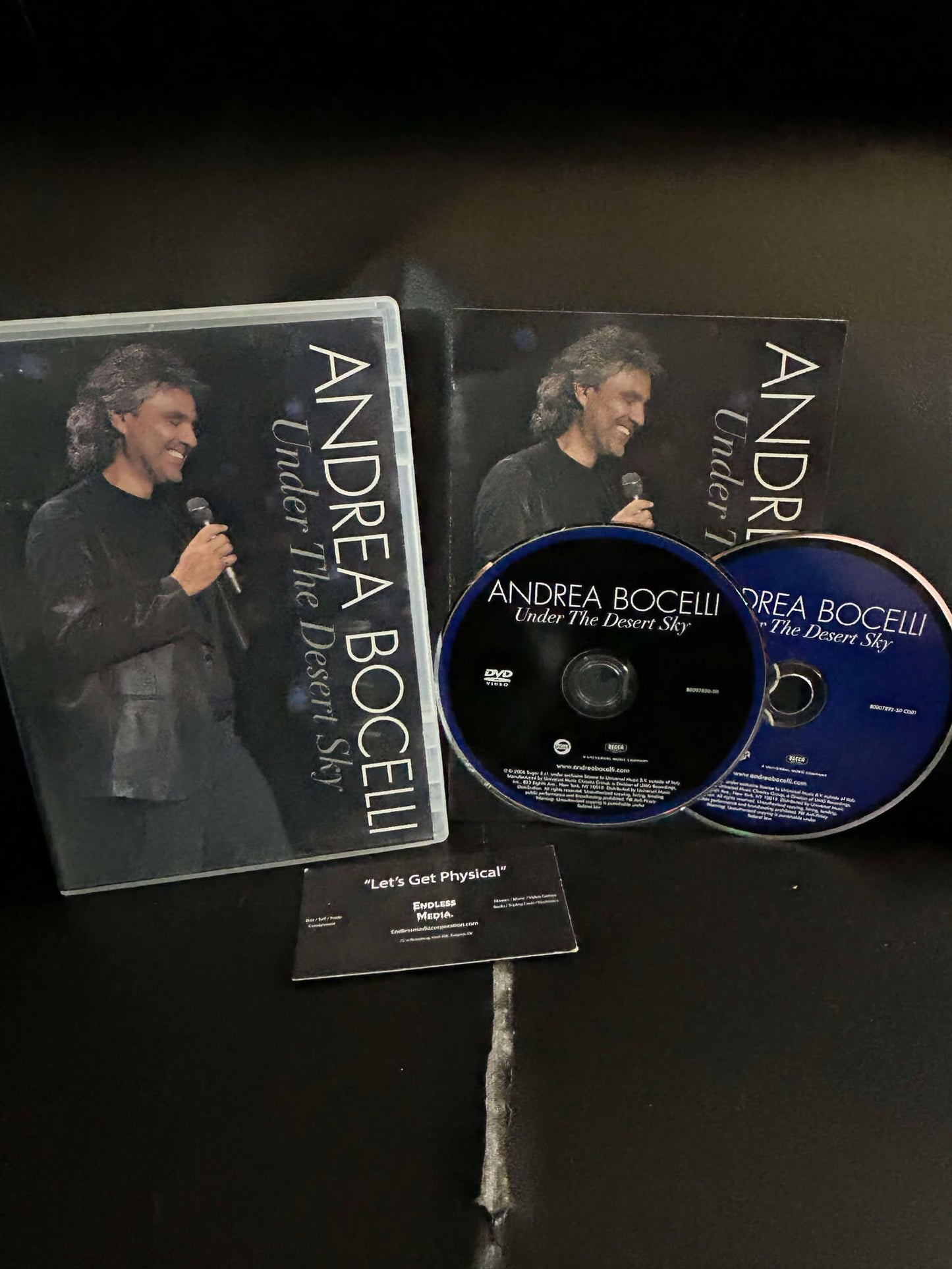 Andrea Bocelli - Under The Desert Sky (CD) (VG)