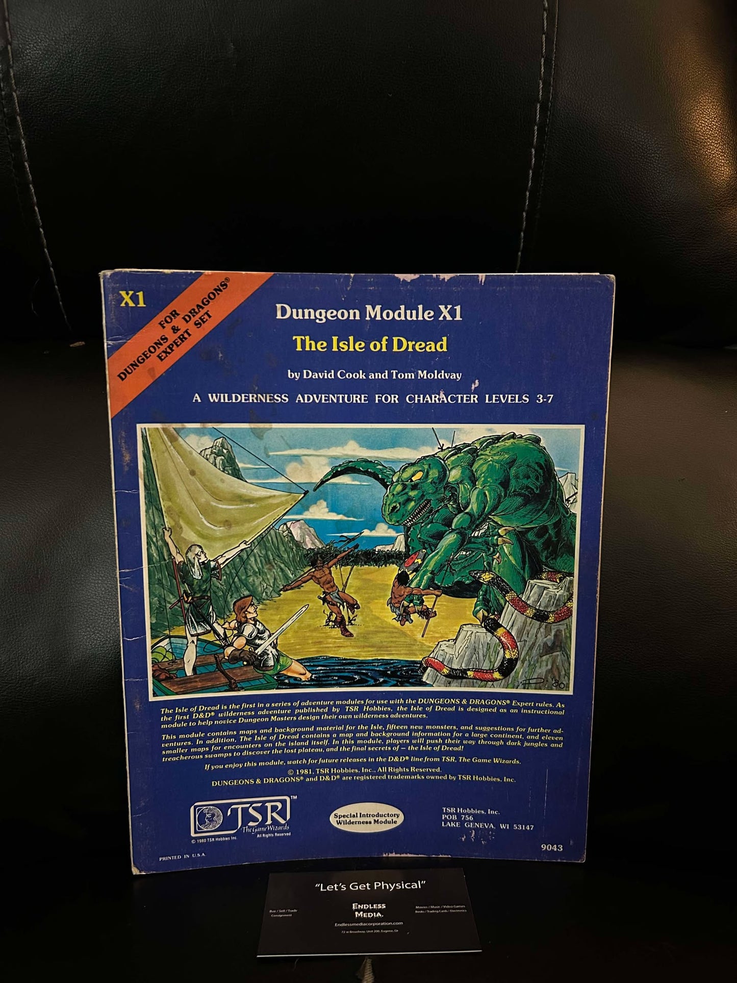 Dungeons & Dragons The Isle of Dread Dungeon Module X1 Softcover Book