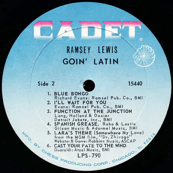 Ramsey Lewis : Goin' Latin (LP, Album)