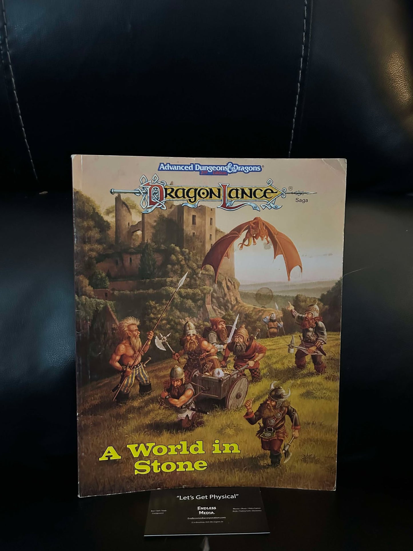 Dungeons & Dragons Dragonlance A World in Stone Softcover Book