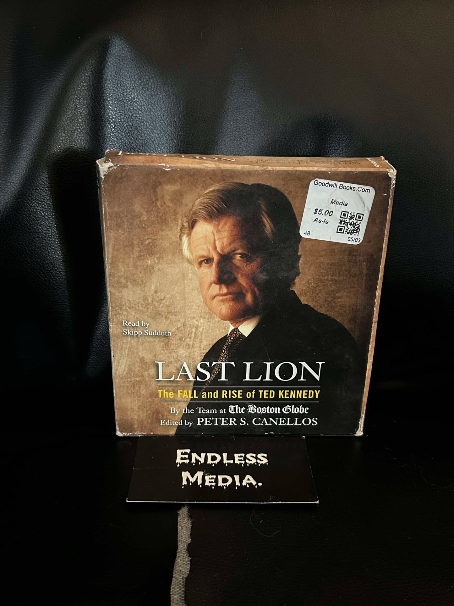 Last Lion: The Fall and Rise of Ted Kennedy by Canellos, Peter, and Sudduth, Skipp (Audiobook) (Very Good)