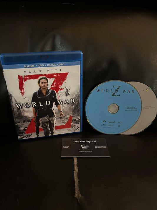 World War Z [Unrated] [Blu-ray] (Very Good)