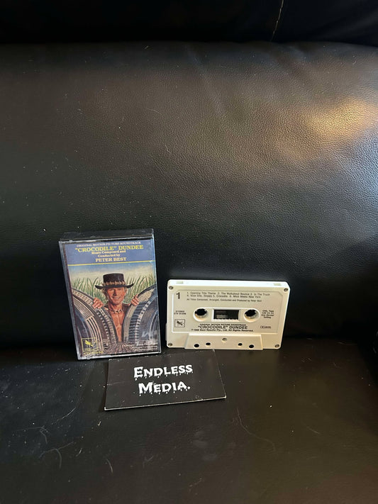 Peter Best - "Crocodile" Dundee - Original Motion Picture Score (Cassette) (VG+)