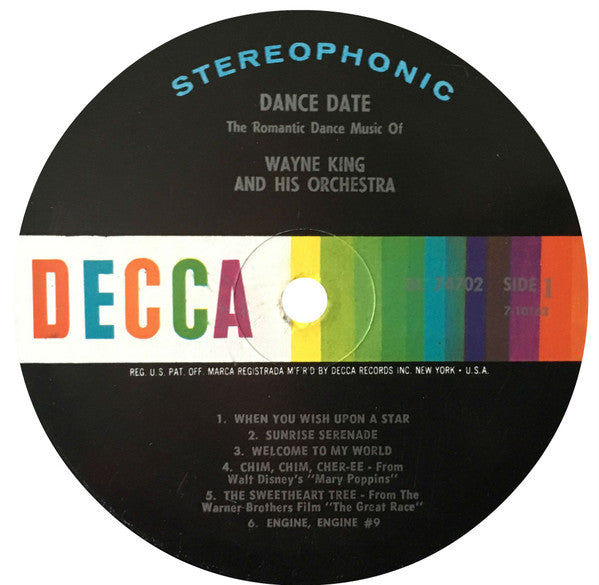 Wayne King And His Orchestra - Dance Date (LP) (VG) - Endless Media