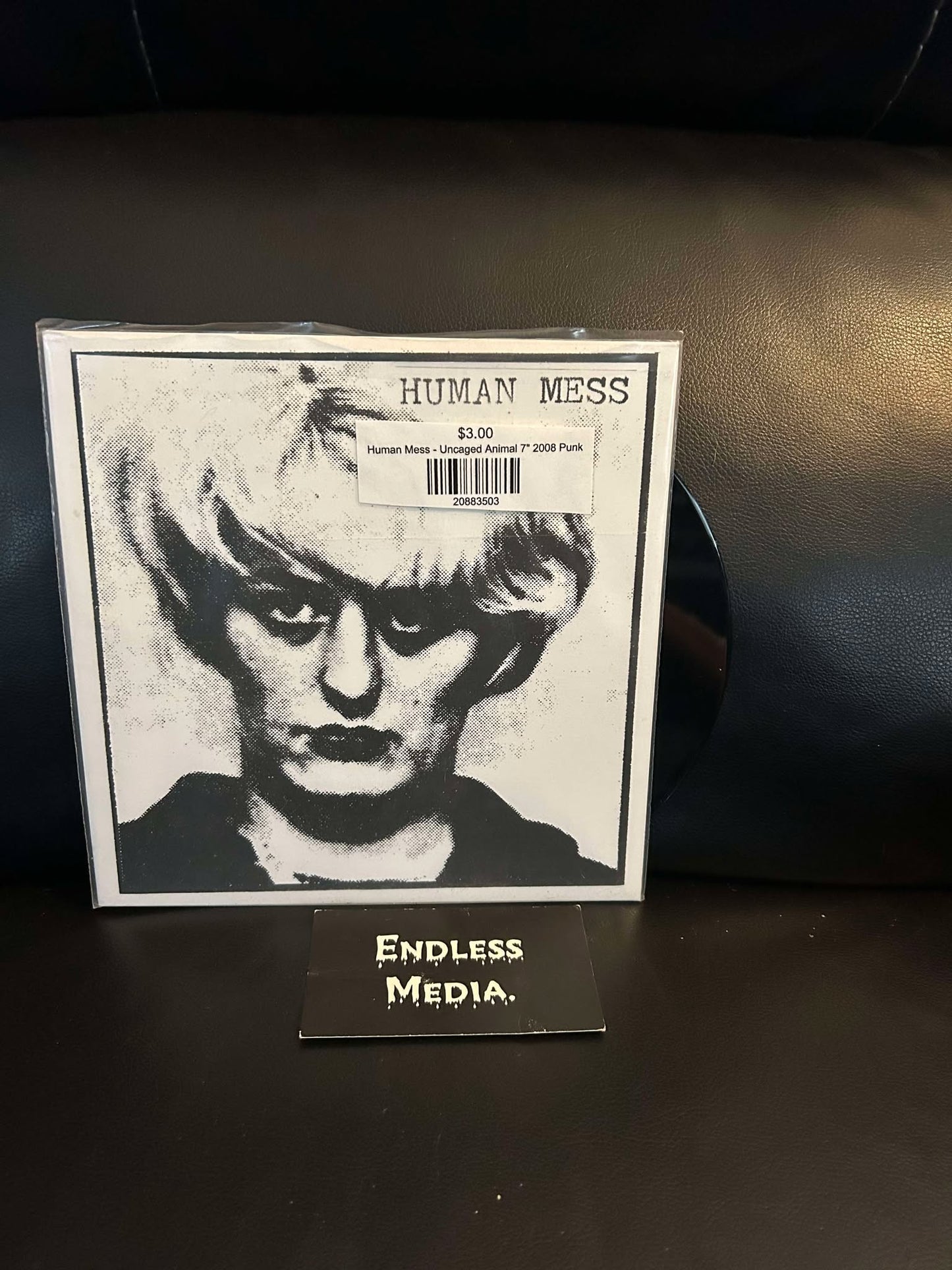 Human Mess - Uncaged Animal (7") (VG+)