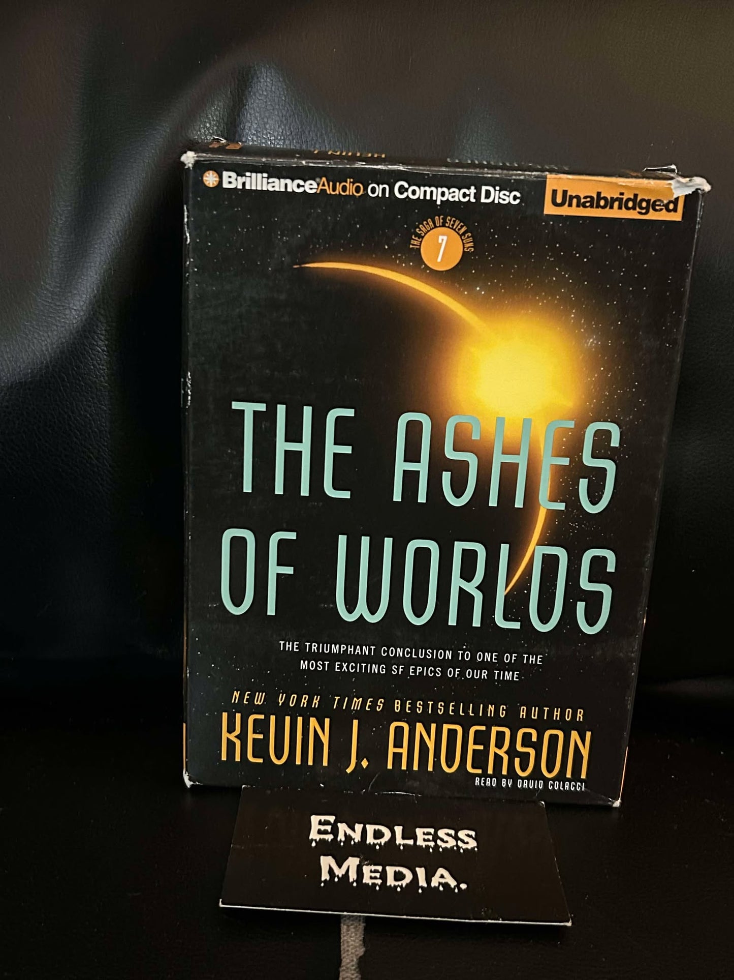 The Ashes of Worlds by Anderson, Kevin J, and Colacci, David [Audiobook] (Very Good)