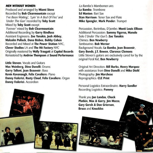 Little Steven : Men Without Women / Voice Of America (CD, Album, RE, RM + CD, Album, RE, RM + Comp, RE, )