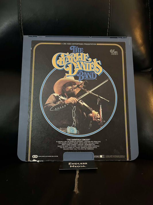 The Charlie Daniels Band - The Saratoga Concert (SelectaVision) (VG)