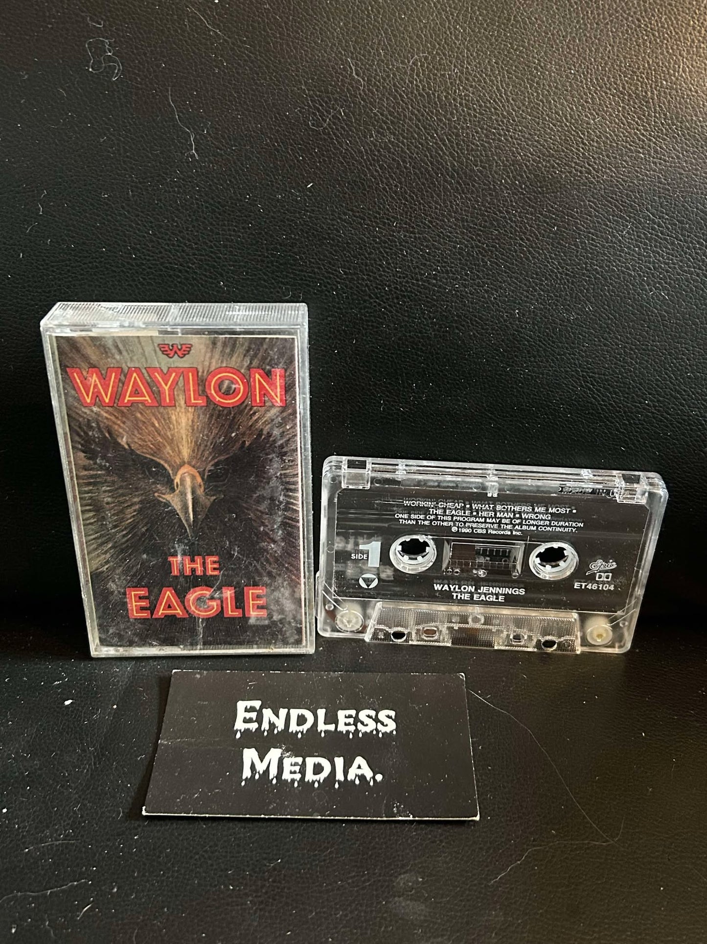 Waylon Jennings - The Eagle (Cassette) (VG+)