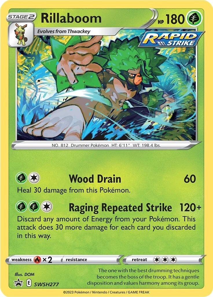 Rillaboom - SWSH277 [SWSD - SWSH277] Pokemon Trading Card