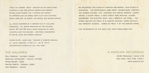 The Walkmen : Everyone Who Pretended To Like Me Is Gone (CD, Album)