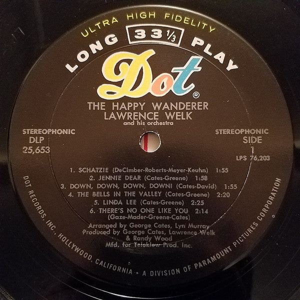 Lawrence Welk : The Happy Wanderer (LP, Album)