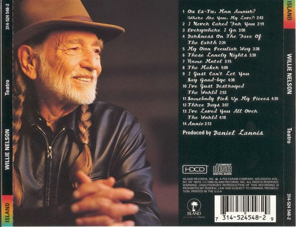 Willie Nelson : Teatro (HDCD, Album)