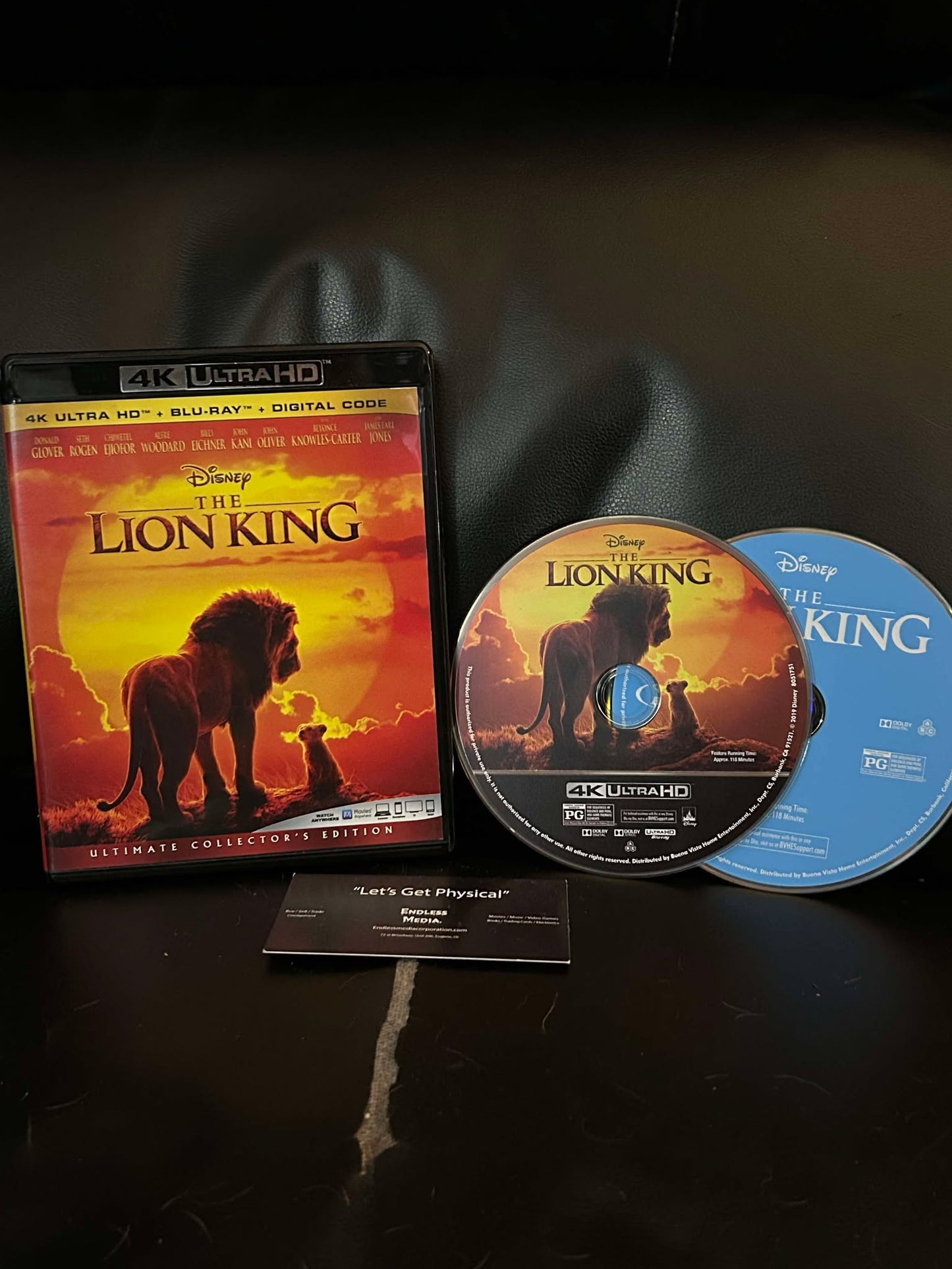 The Lion King [4K Ultra HD Blu-ray] (Very Good)