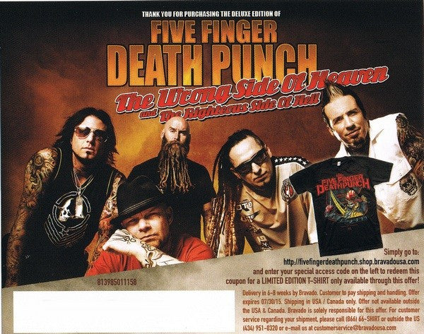 Five Finger Death Punch : The Wrong Side Of Heaven And The Righteous Side Of Hell, Volume 1 (CD, Album + CD + Dlx)