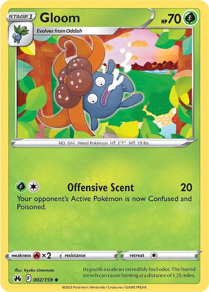 Gloom [CRZ - 002/159] Pokemon Trading Card