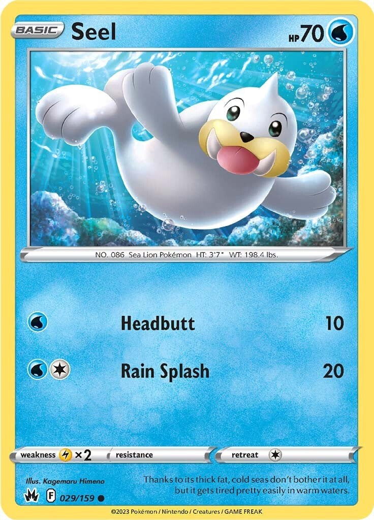 Seel [CRZ - 029/159] Pokemon Trading Card