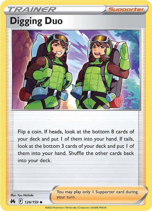 Digging Duo [CRZ - 126/159] Pokemon Trading Card