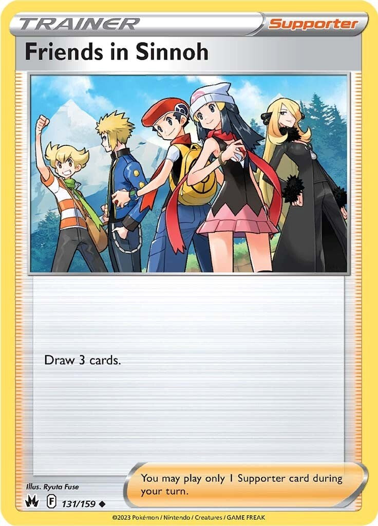 Friends in Sinnoh [CRZ - 131/159] Pokemon Trading Card