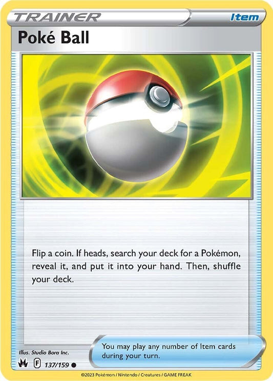 Poke Ball [CRZ - 137/159] Pokemon Trading Card